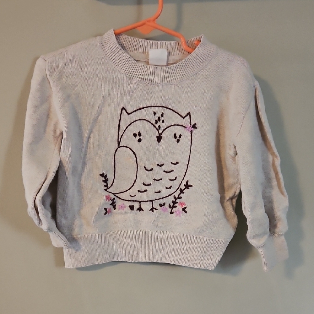 Cute Owl Sweater for Kids